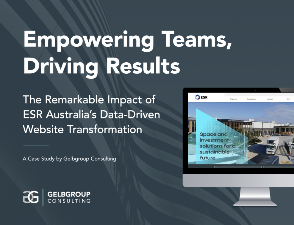 Read more about the article Empowering Teams, Driving Results: The Remarkable Impact of ESR Australia’s Data-Driven Website Transformation