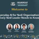 Gelbgroup Consulting Webinar: Everyday AI for Yardi Organizations.